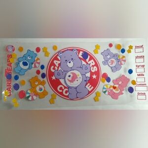 Care Bears Tumbler Decal